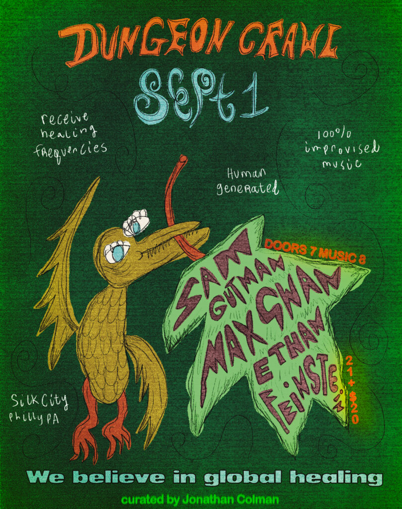 Dungeon Crawl - Tuesday, September 1 at 7:00 PM at Silk City Diner in Northern Liberties, Philadelphia