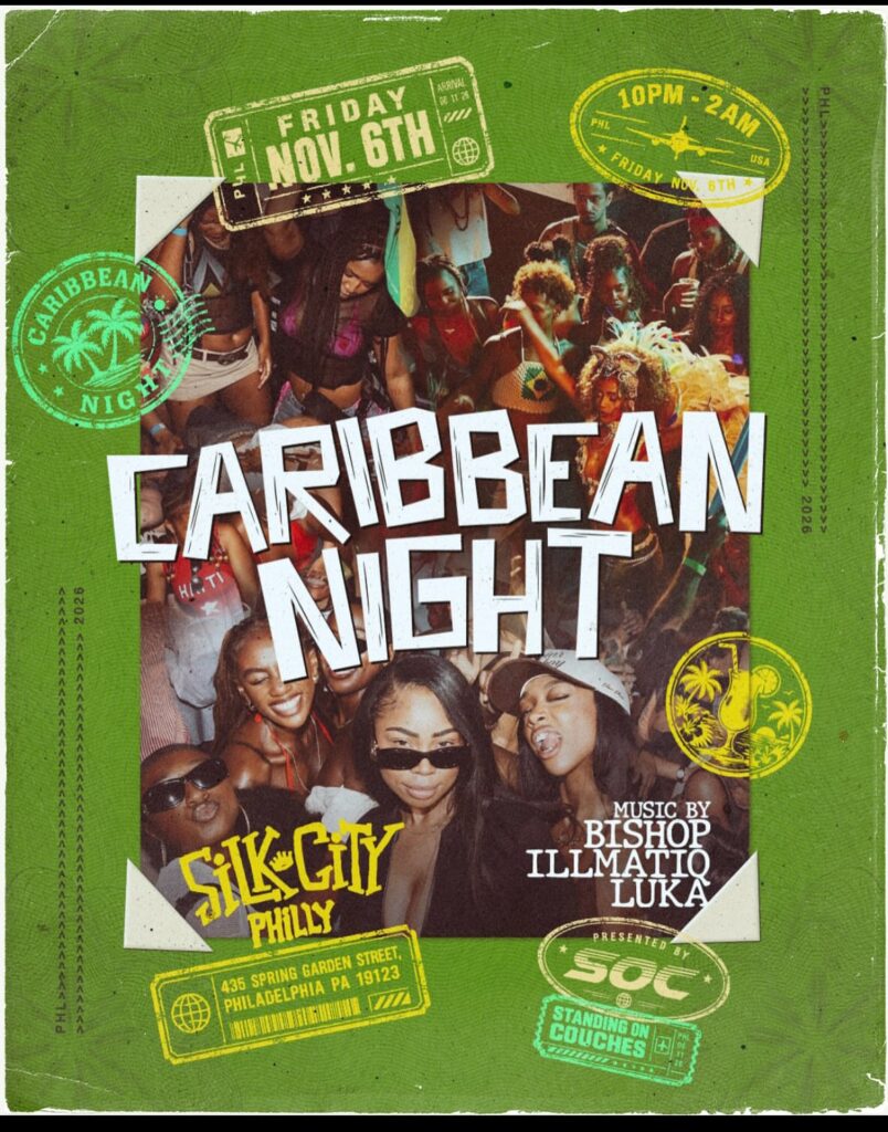 CARIBBEAN NIGHT - Friday, November 6 at 10:00 PM at Silk City Diner in Northern Liberties, Philadelphia